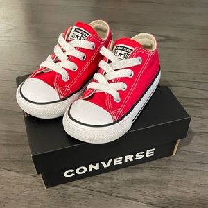 Red toddler Converse
